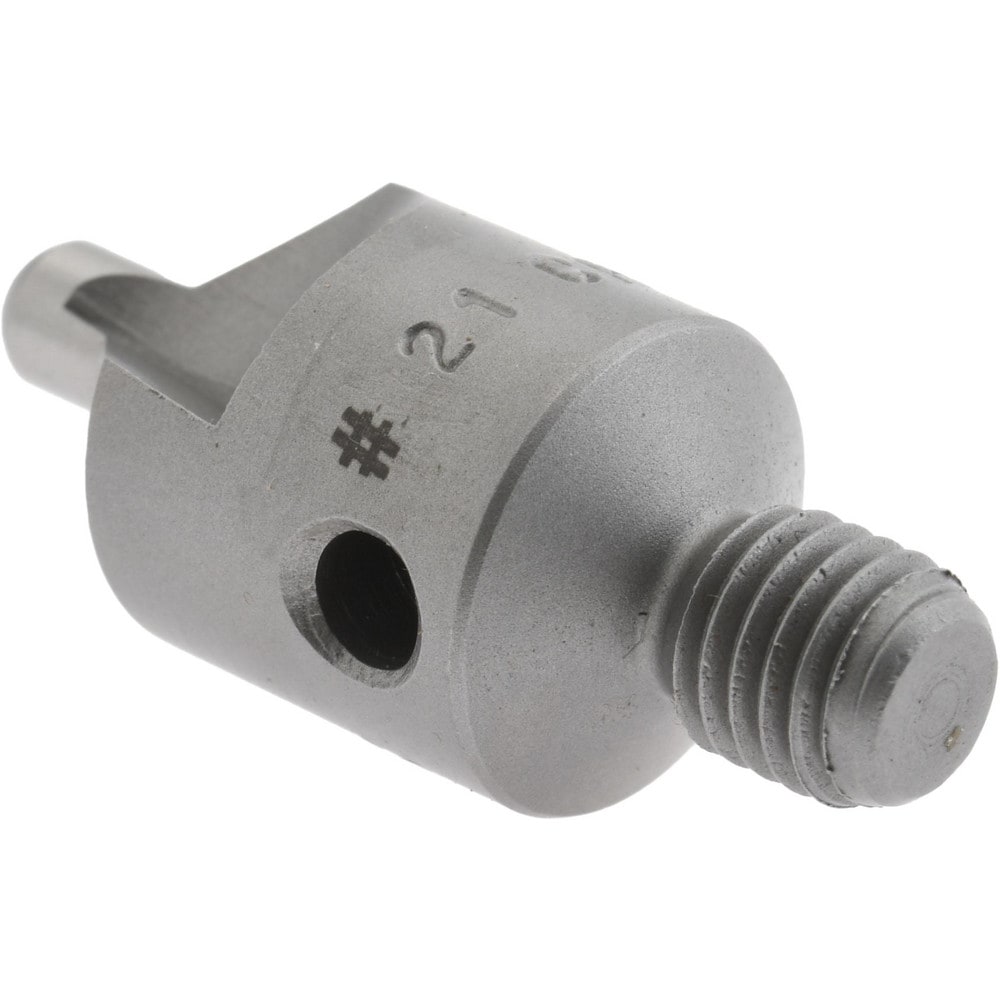 2-1/2" OAL, 1/2" Head Diam, 2 Flute, 100° Incl Angle, Integral Pilot, Adjustable Stop Countersink