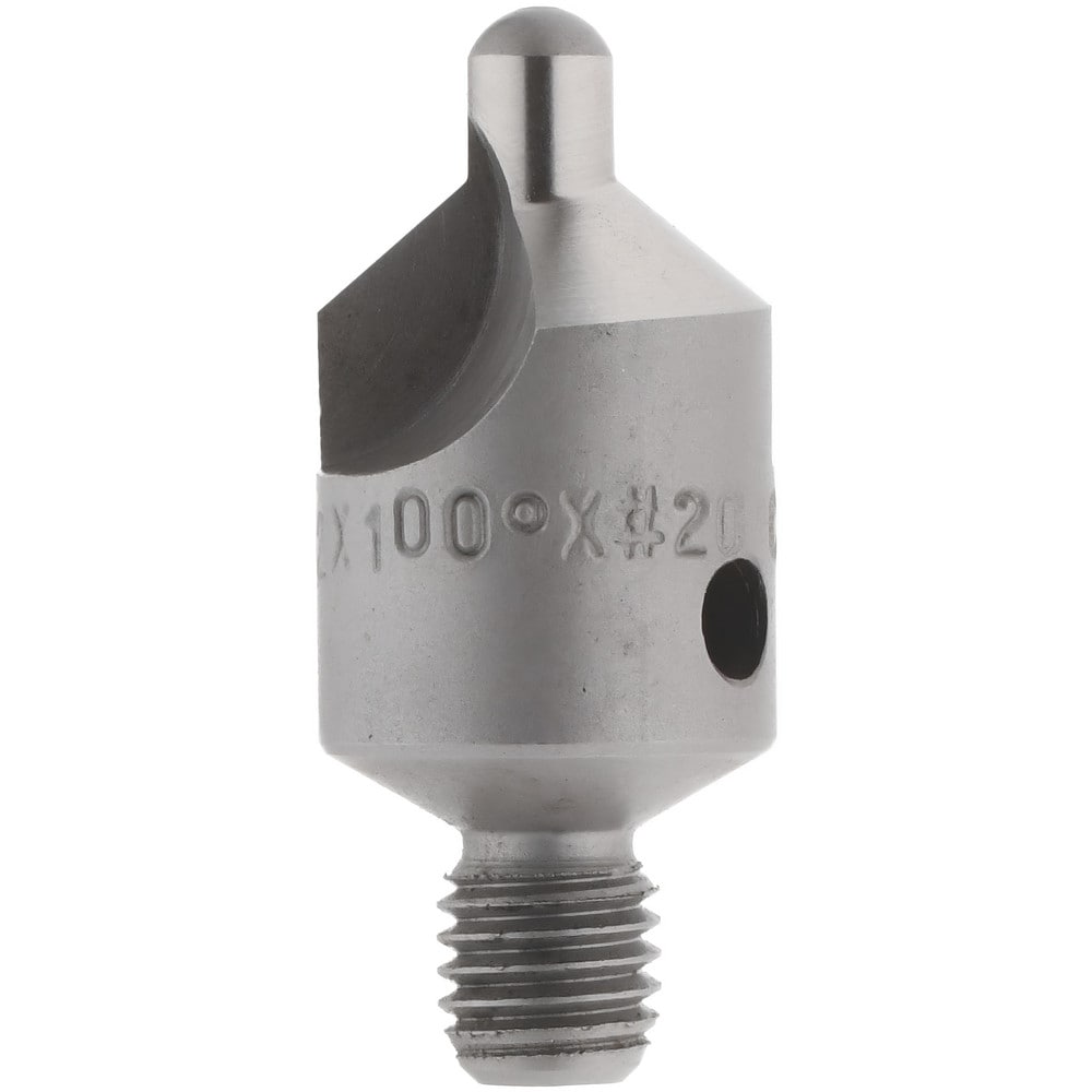 2-1/2" OAL, 1/2" Head Diam, 2 Flute, 100° Incl Angle, Integral Pilot, Adjustable Stop Countersink