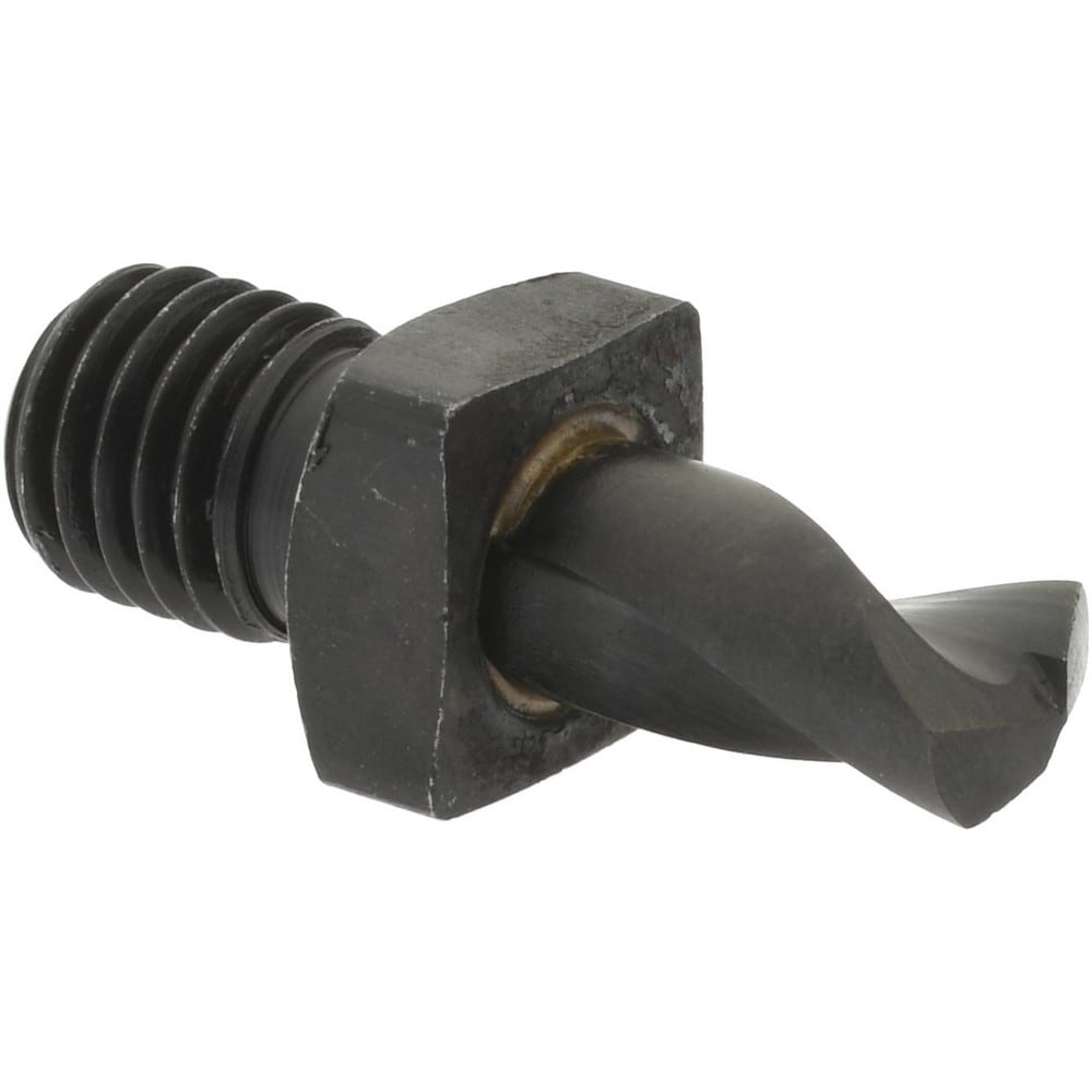 Threaded Shank Drill Bit: #12, 135 ° Point, 1/4-28 Shank, Cobalt