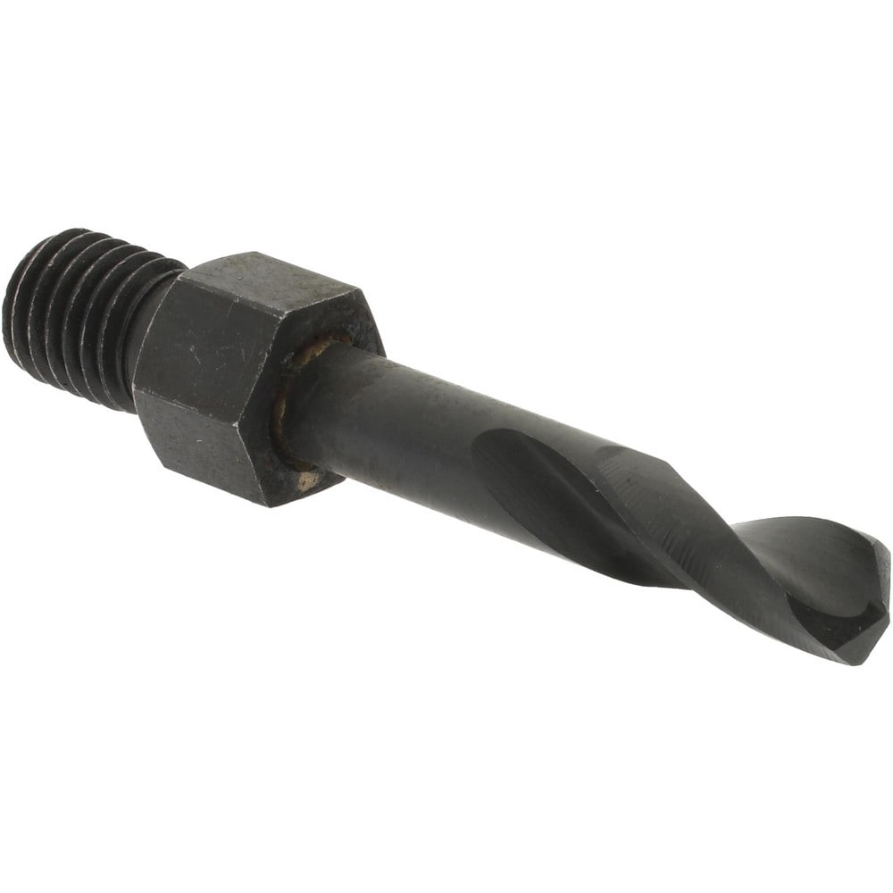 Threaded Shank Drill Bit: #13, 135 ° Point, 1/4-28 Shank, High Speed Steel