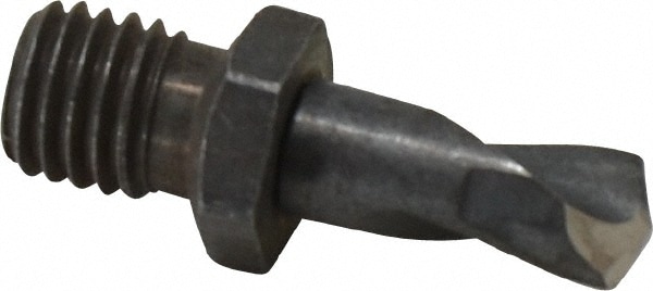 Threaded Shank Drill Bit: #13, 135 ° Point, 1/4-28 Shank, High Speed Steel