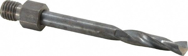 Threaded Shank Drill Bit: #13, 135 ° Point, 1/4-28 Shank, High Speed Steel