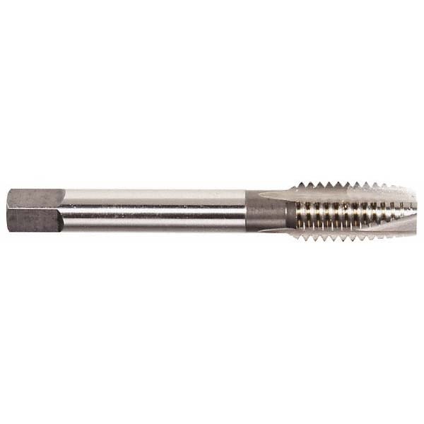 OSG 2986905 Spiral Flute Tap: 7/16-14, UNC, 3 Flute, Bottoming, 2B Class of Fit, High Speed Steel, TiN Finish Image