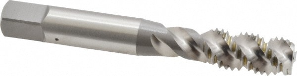 OSG 2988500 Spiral Flute Tap: M10 x 1.50, Metric Coarse, 3 Flute, Bottoming, 6H Class of Fit, High Speed Steel, Bright/Uncoated Image