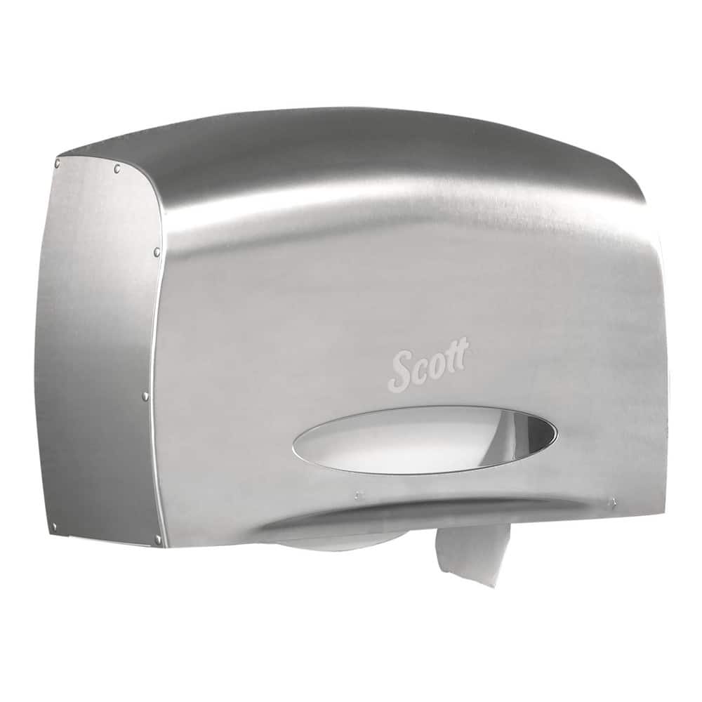Coreless Single Roll Stainless Steel Toilet Tissue Dispenser
