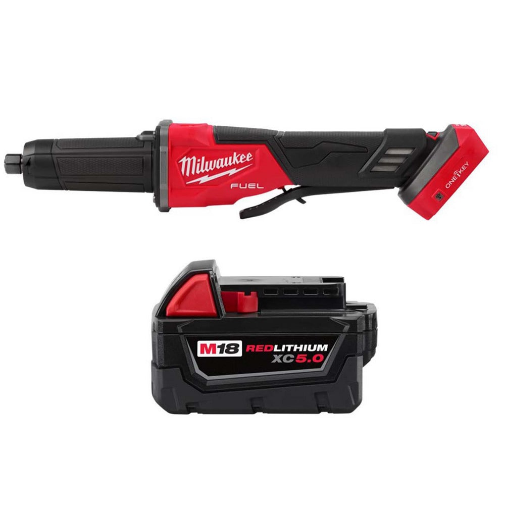 Cordless Die Grinders; Voltage: 18.00 ; No-Load RPM: 20000 ; Switch Type: Paddle Switch ; Batteries Included: No ; Battery Chemistry: Lithium-ion ; Battery Series: M18 XC RED