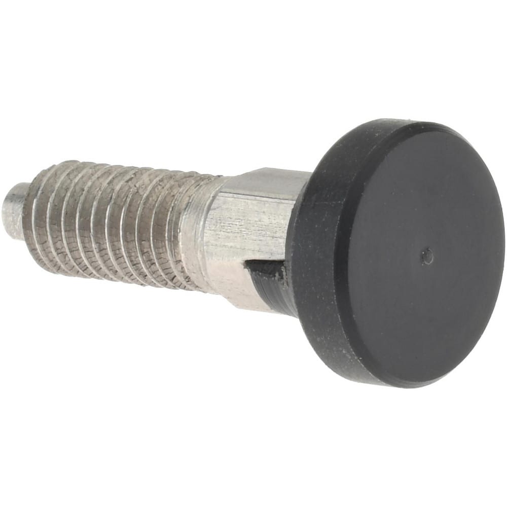 Gibraltar MSDKL25-G M6x1.0, 13mm Thread Length, 0.118" Max Plunger Diam, 0.11 Lb Init to 0.34 Lb Final End Force, Locking Knob Handle Plunger Image