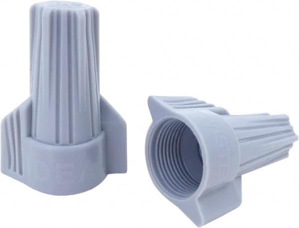 Ideal 30-642 Wing Twist-On Wire Connector: Gray, Flame-Retardant, 2 AWG 