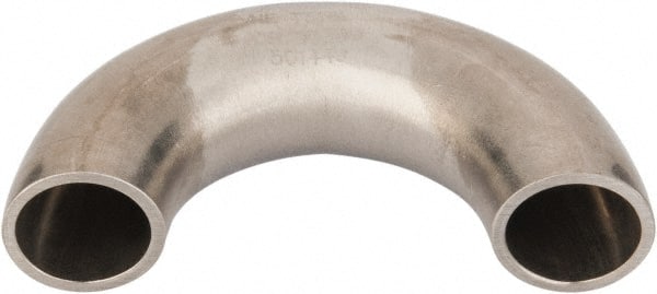 VNE V2WU-6L.75 Sanitary Stainless Steel Pipe 180 ° U Bend, 3/4", Butt Weld Connection 