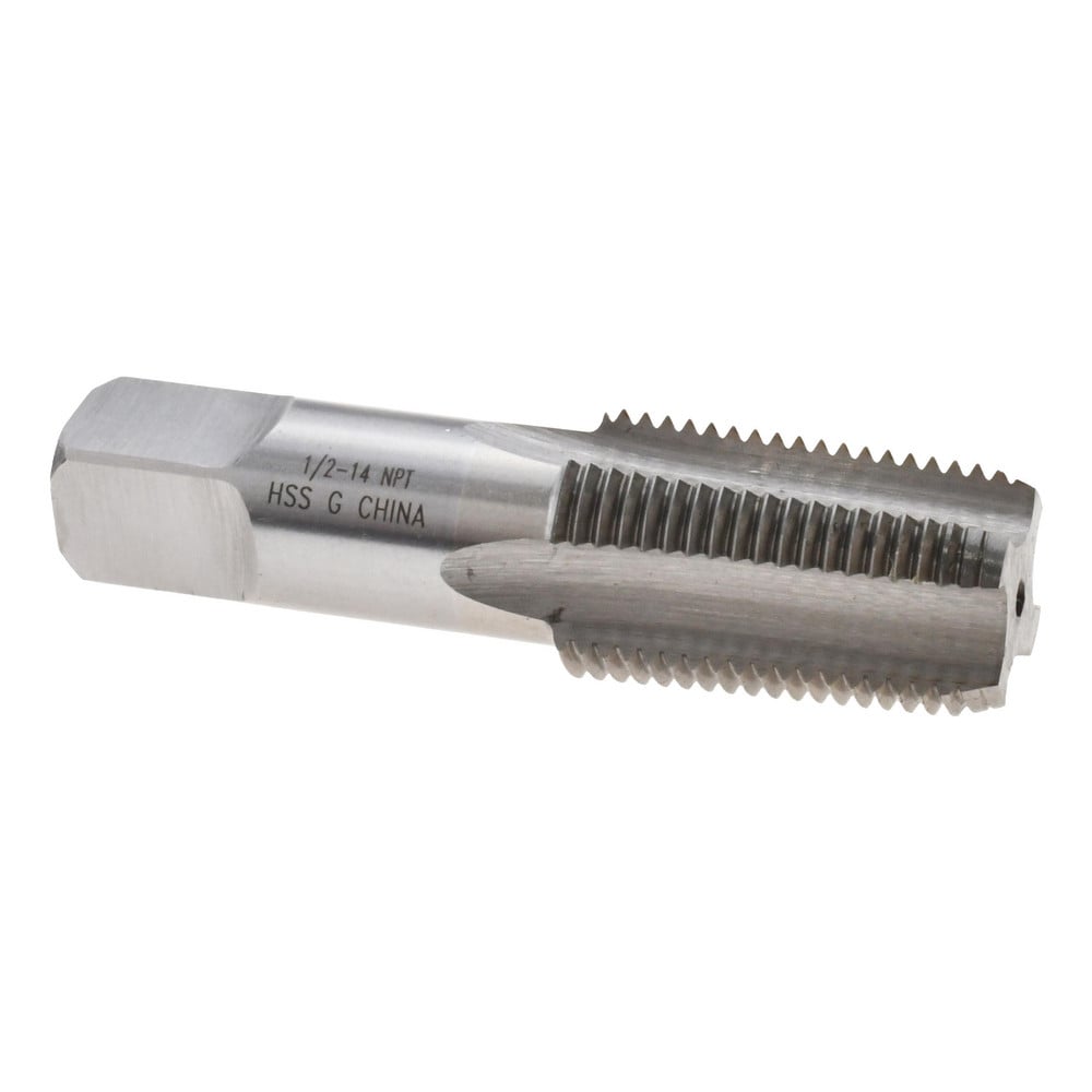 Value Collection - Standard Pipe Tap: 1/2-14, NPT, 4 Flutes, High Speed ...