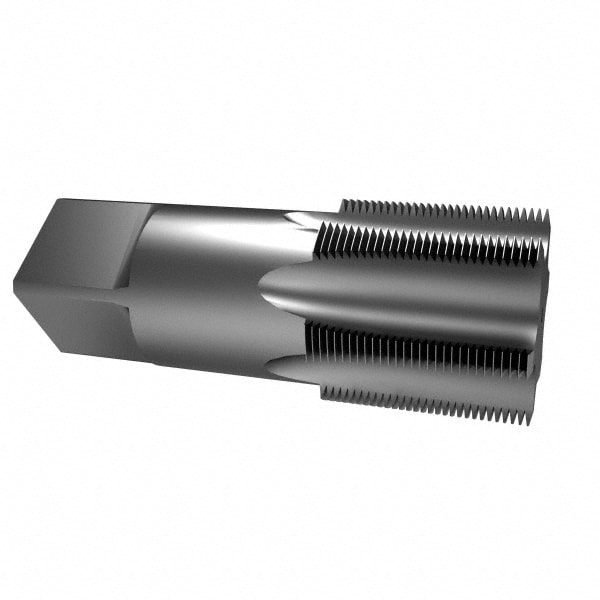 Value Collection MSC-04662110 Standard Pipe Tap: 1-1/2 - 11-1/2, NPT, 7 Flutes, High Speed Steel, Bright/Uncoated Image