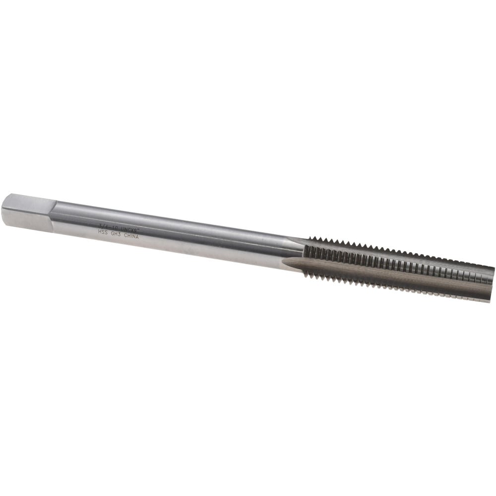 3/4-10 UNC, 4 Flutes, Bright Finish, High Speed Steel, Nut Tap