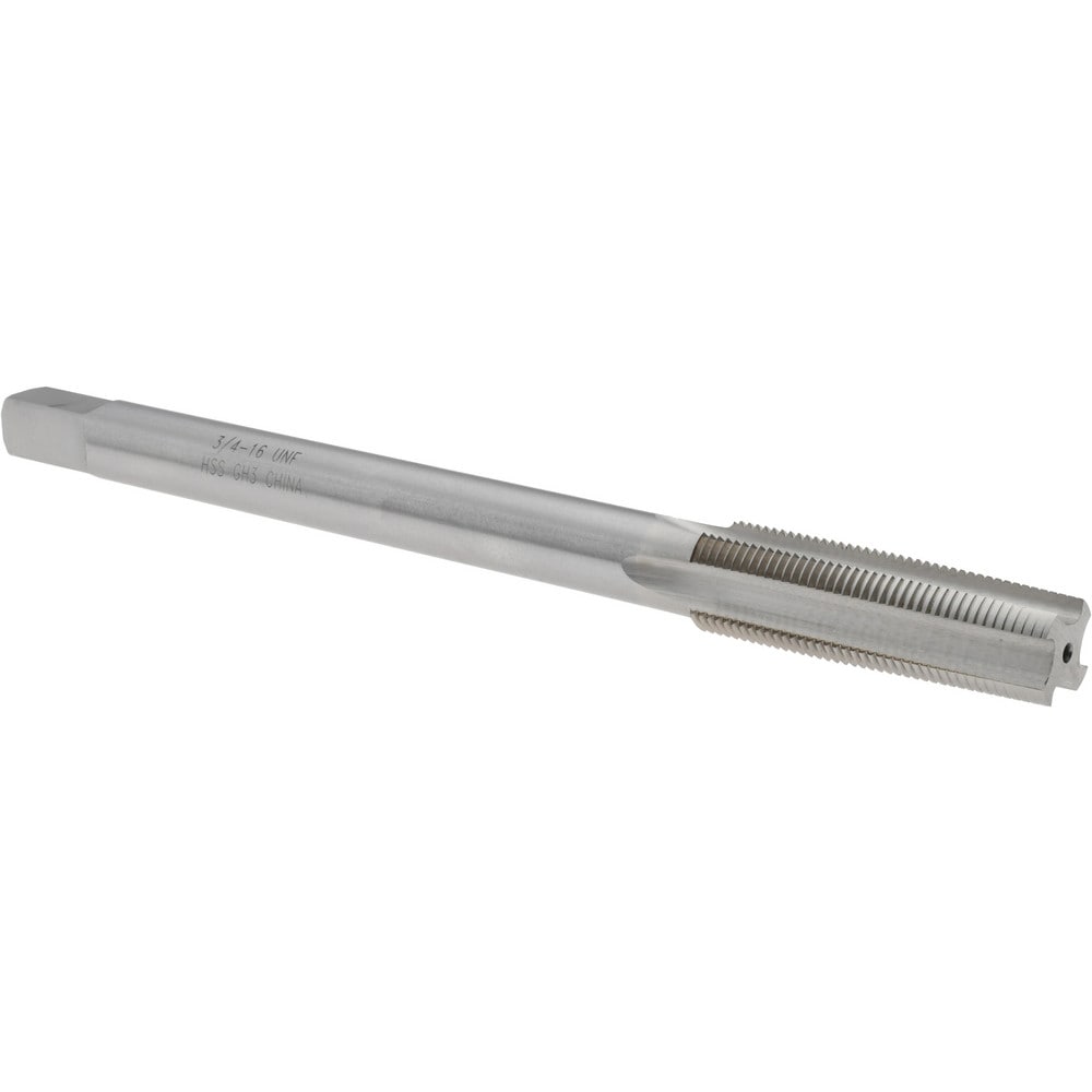 3/4-16 UNF, 4 Flutes, Bright Finish, High Speed Steel, Nut Tap