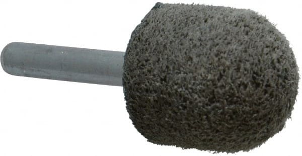 Grier Abrasives A21-N3-17551 Mounted Point: 1" Thick, 1/4" Shank Dia, A21, Medium 