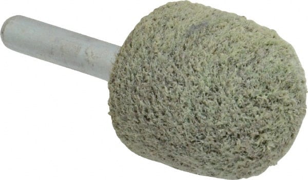 Grier Abrasives A21-N4-17552 Mounted Point: 1" Thick, 1/4" Shank Dia, A21, Coarse 