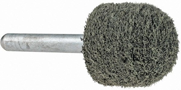 Grier Abrasives A21-S6-17554 Mounted Point: 1" Thick, 1/4" Shank Dia, A21, Fine 