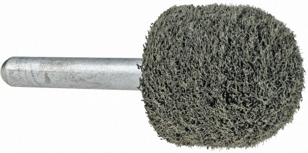 Grier Abrasives A21-S6-17554 Mounted Point: 1" Thick, 1/4" Shank Dia, A21, Fine Image