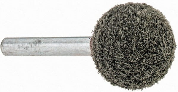 Grier Abrasives A25-S5-17835 Mounted Point: 1" Thick, 1/4" Shank Dia, A25, Fine 
