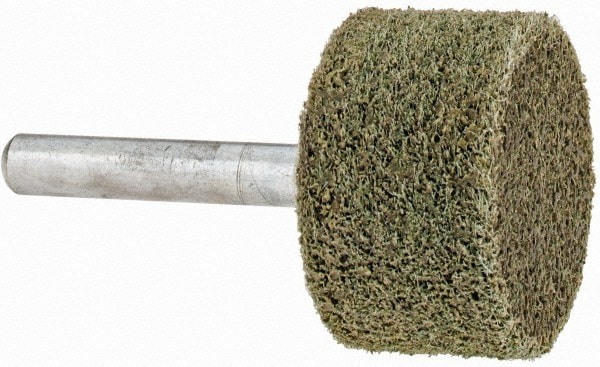 Grier Abrasives W228-N2-17893 Mounted Point: 3/4" Thick, 1/4" Shank Dia, W228, Fine Image