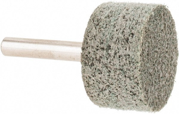 Grier Abrasives W228-N3-17894 Mounted Point: 3/4" Thick, 1/4" Shank Dia, W228, Medium Image