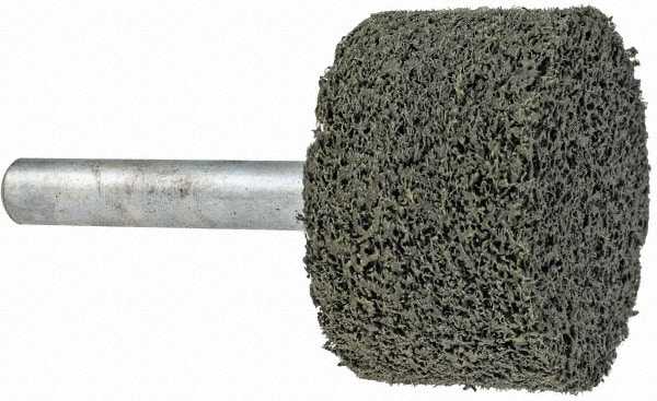 Grier Abrasives W228-S6-17897 Mounted Point: 3/4" Thick, 1/4" Shank Dia, W228, Fine Image