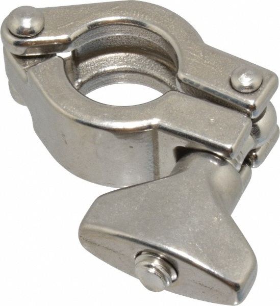 WESTWARD, Light Duty, 1 1/2 in Throat Dp, Clutch Pipe Clamp - 4YR40