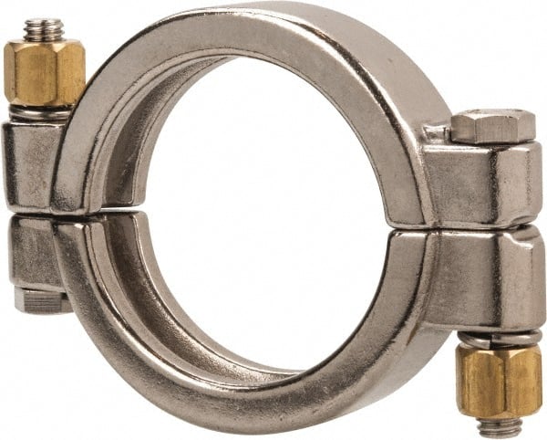 VNE 13MHP2.5 Sanitary Stainless Steel Pipe High Pressure Clamp: 2-1/2", Clamp Connection 