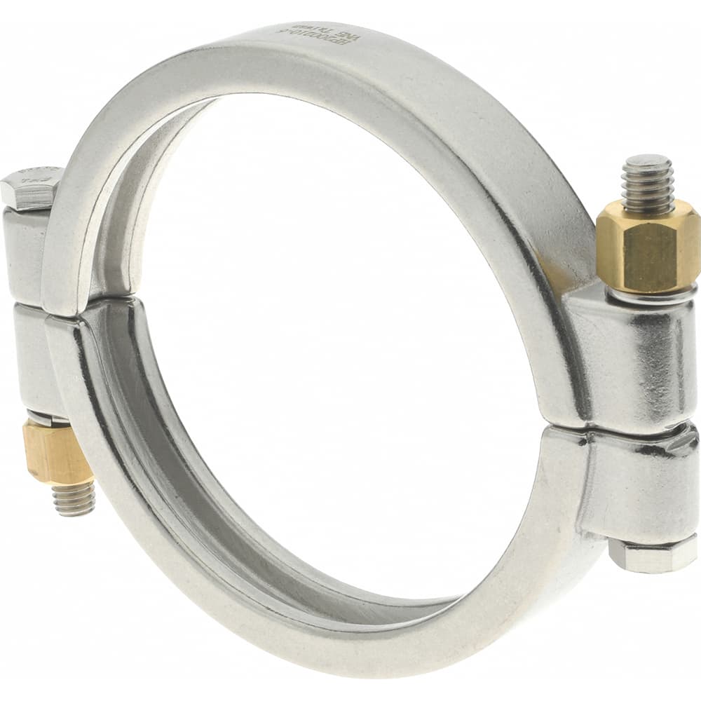 VNE 13MHP4.0 Sanitary Stainless Steel Pipe High Pressure Clamp: 4", Clamp Connection 