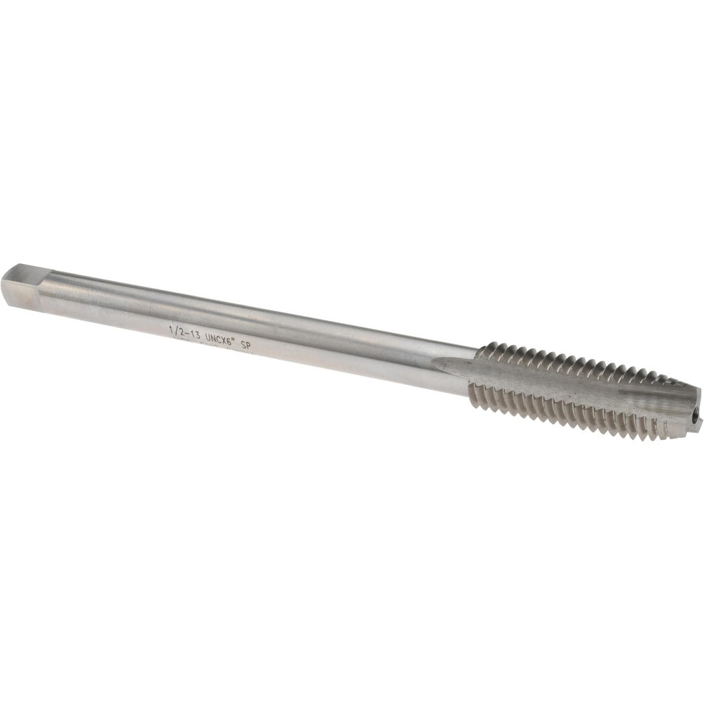 Extension Tap: 1/2-13, 3 Flutes, H3, Bright/Uncoated, High Speed Steel, Spiral Point