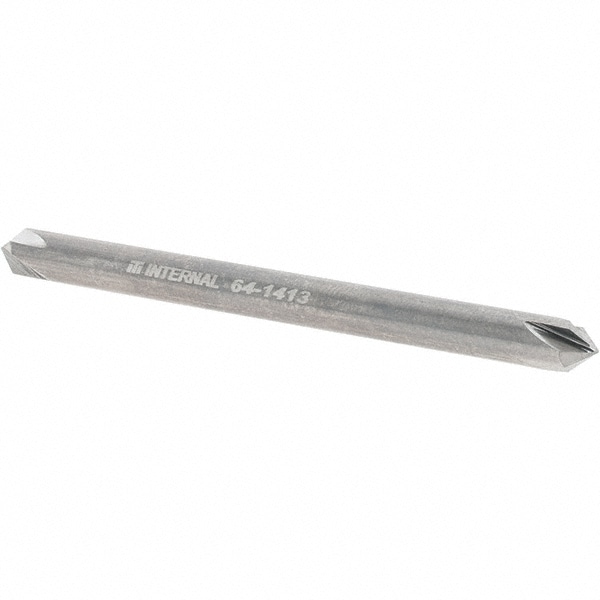 Chamfer Mill: 0.1875" Dia, 4 Flutes, Solid Carbide