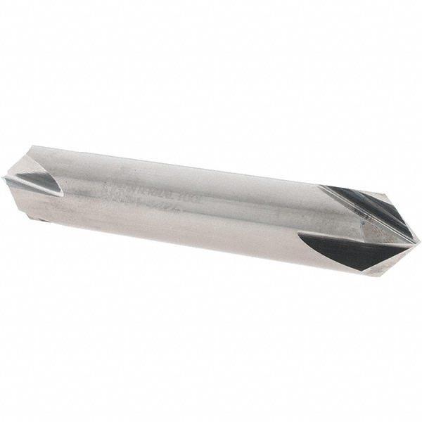 Chamfer Mill: 1/2" Dia, 4 Flutes, Solid Carbide