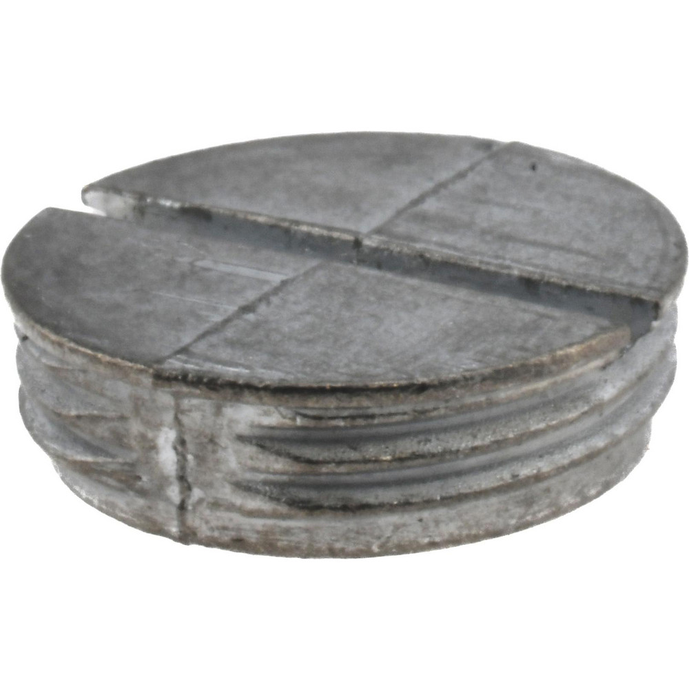 Zinc Closure Plug: 3/4" Gray