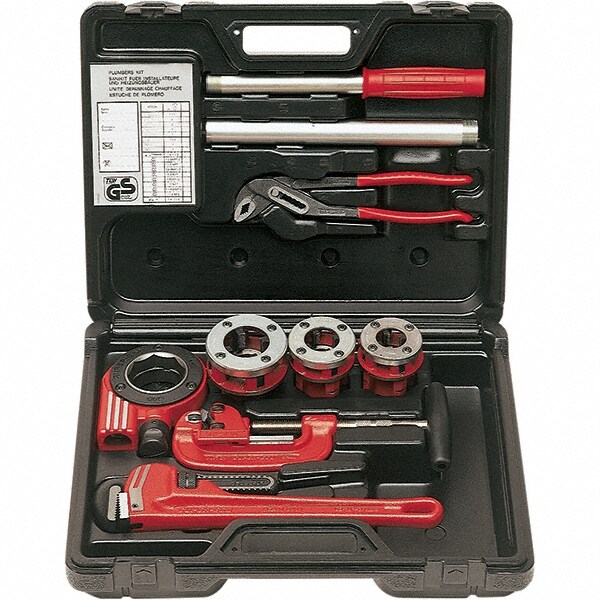1/2 to 2" 4-Die-Head Pipe Threader Set