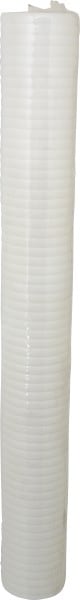 Plumbing Cartridge Filter: 2-1/2" OD, 20" Long, 1 micron, Polyolefin