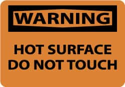 Rectangle, WARNING, " Warning - Hot Surface - Do Not Touch"