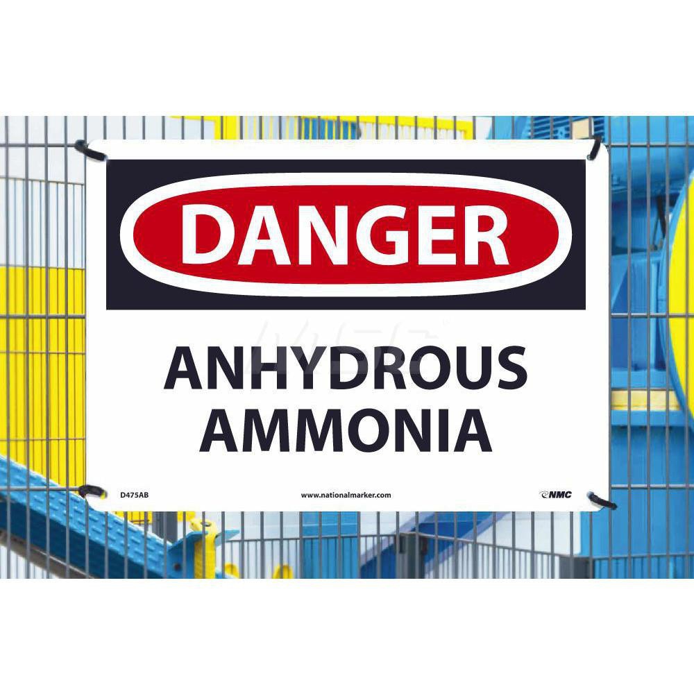 Anhydrous Ammonia Hazardous Material Sign, SKU: S-7873