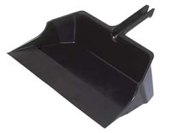 Rubbermaid FG9B6000BLA Handheld Dustpan: Plastic Body, Plastic Handle 