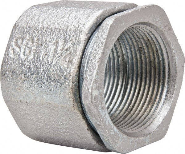 Cooper Crouse-Hinds 193 Conduit Coupling: For Rigid & Intermediate (IMC), Malleable Iron, 1-1/4" Trade Size 