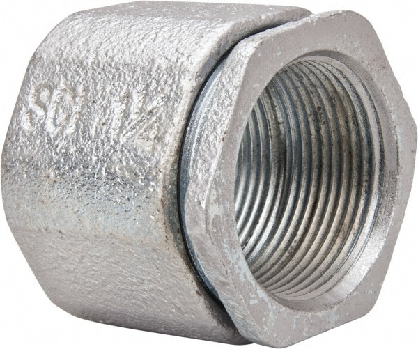 Cooper Crouse-Hinds 193 Conduit Coupling: For Rigid & Intermediate (IMC), Malleable Iron, 1-1/4" Trade Size Image