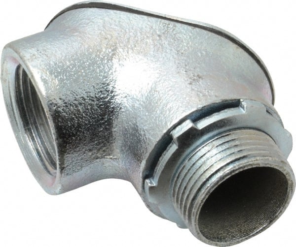 Cooper Crouse-Hinds 812 Conduit Elbow: For Rigid & Intermediate (IMC), Malleable Iron, 1" Trade Size 