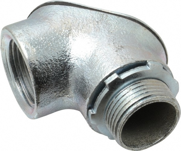 Cooper Crouse-Hinds 812 Conduit Elbow: For Rigid & Intermediate (IMC), Malleable Iron, 1" Trade Size Image