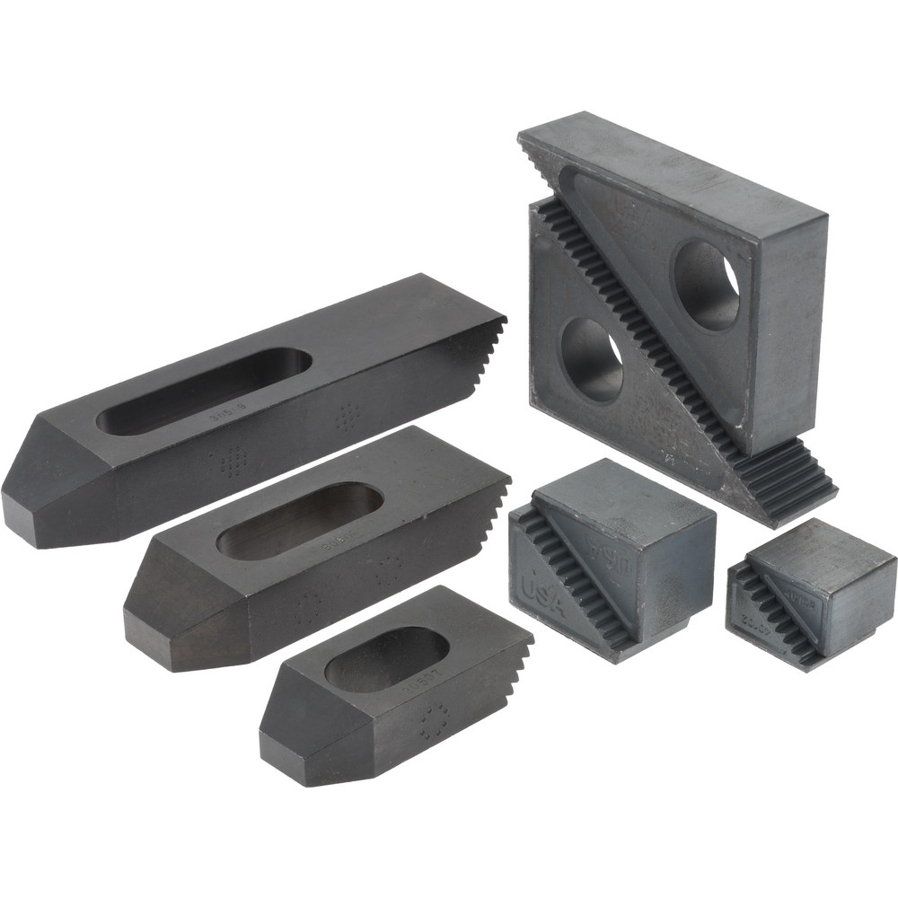 Gibraltar Fixture Clamp Step Block & Clamp Set 52 Pc, M16x2.0 Stud