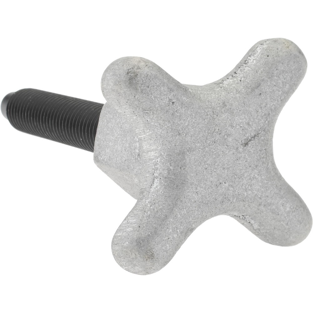 12L14 Steel Thumb Screw: 1/2-13, Lobed Head