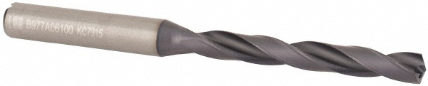 Kennametal 2043779 Jobber Length Drill Bit: 0.2402" Dia, 140 &deg;, Solid Carbide Image