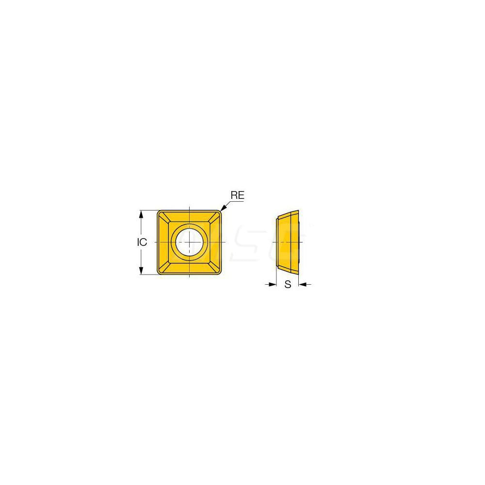 Iscar - Indexable Drill Insert: SOMT09DT IC9080, Solid Carbide