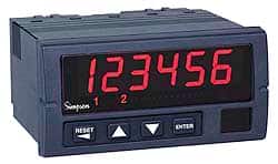Simpson Electric S664-1-2-0-0-0 4 Digit Red LED Display Counter 