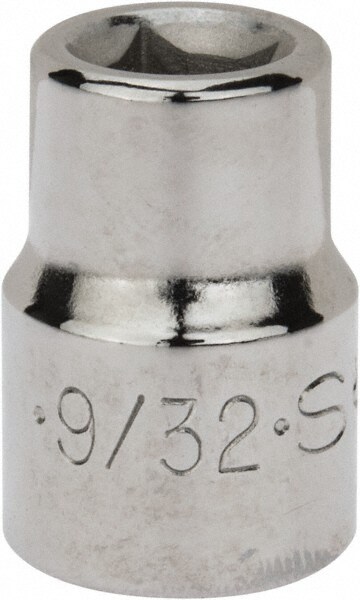3/8" Drive, 9/32" Socket, Female Pipe Plug Socket
