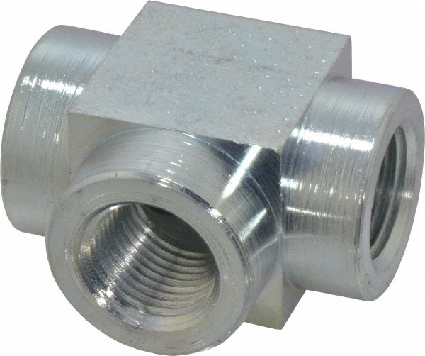 Enerpac 3/8 NPTF Hydraulic Hose Tee 04843801 MSC Industrial Supply