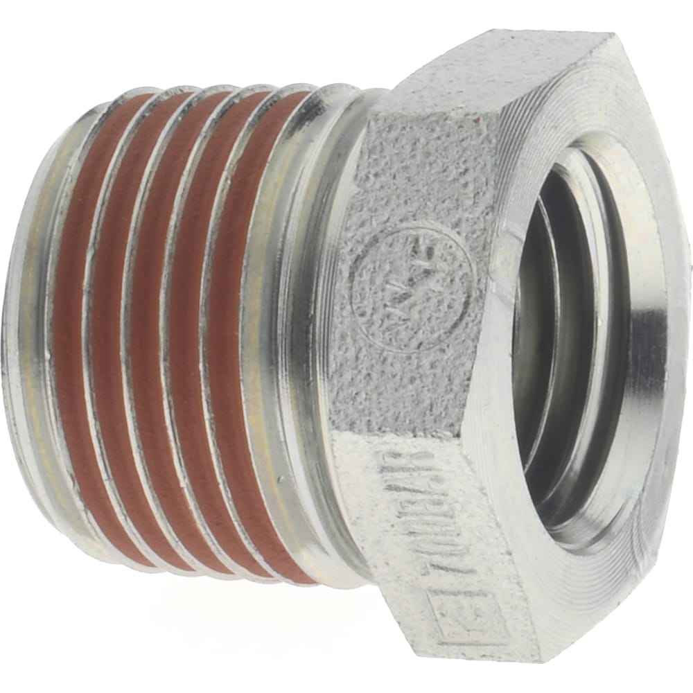 Hydraulic Hose Bushing: 1/4" & 3/8", 1/4 x 3/8", 10,000 psi