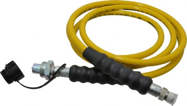 Enerpac HC7210 Hydraulic Pump Hose: 1/4" ID, 10 OAL, Thermoplastic, 10,000 Max psi 